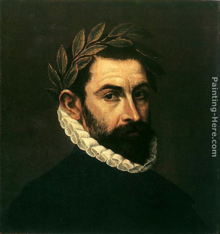 Poet Ercilla y Zuniga painting - El Greco Poet Ercilla y Zuniga art painting